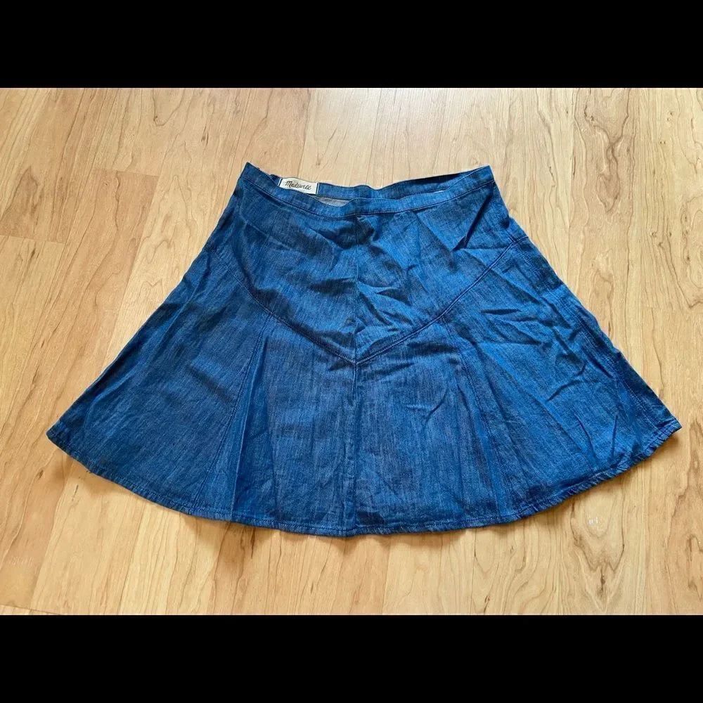Madewell blue skirt